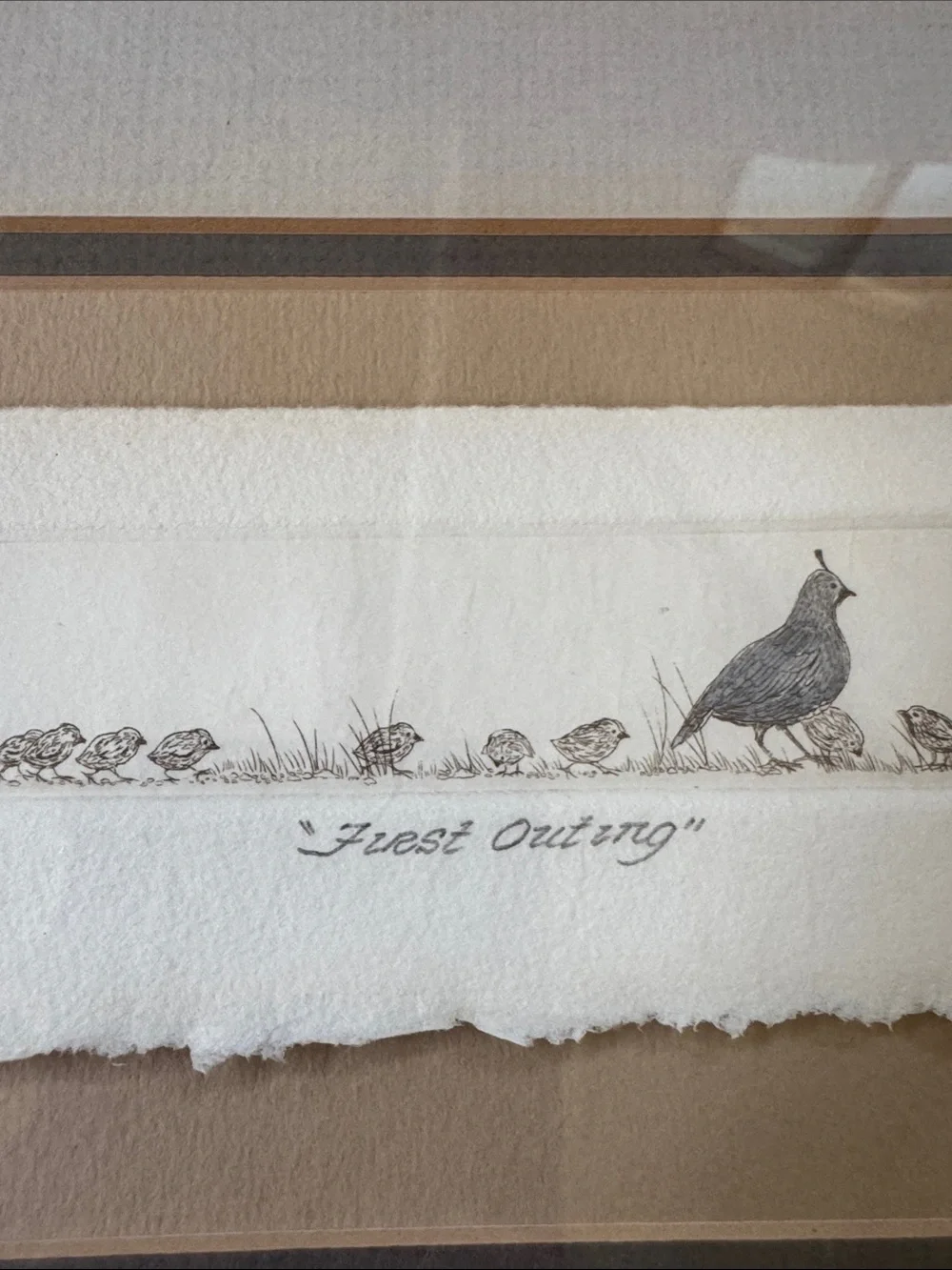 Vintage Laura Woolschlager Signed Limited Edition Print “First Outing” 1985 COA